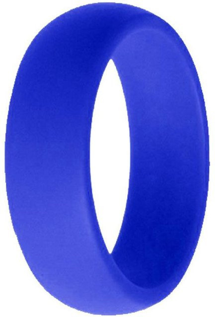 SCIONE Silikonring, 8 mm, blau, Unisex - Bild 1