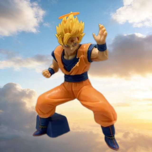 Bandai Dragon Ball Z Anime Figur Goku Action-Statue aus PVC in Multicolor, Höhe: 16,5 cm - Bild 1