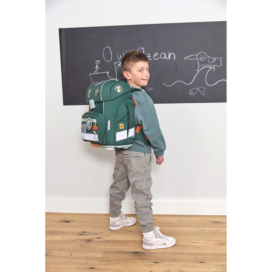 Lässig Schulranzen-Set Boxy Unique 7-teilig in Grün - Bild 3