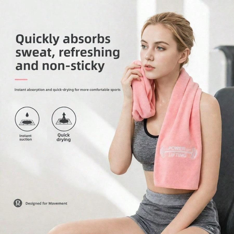 XYNN Multifunktionales Fitness-Sporttuch in Blau, schweißabsorbierendes Handtuch für Yoga und Laufen - Bild 3