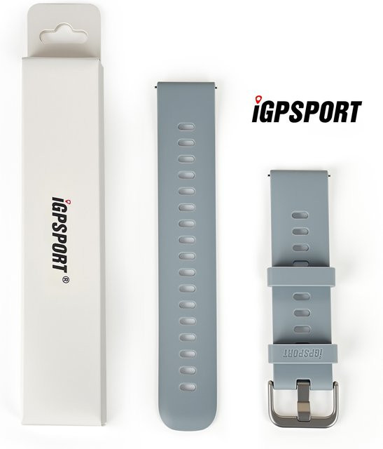 IGPSPORT Uhrenarmband, Silikon, Schwarz, Unisex - Bild 1