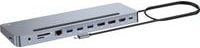 i-tec USB-C Metal Ergonomic Triple 4K Docking Station in Silber mit HDMI und USB-C Anschlüssen - Bild 1