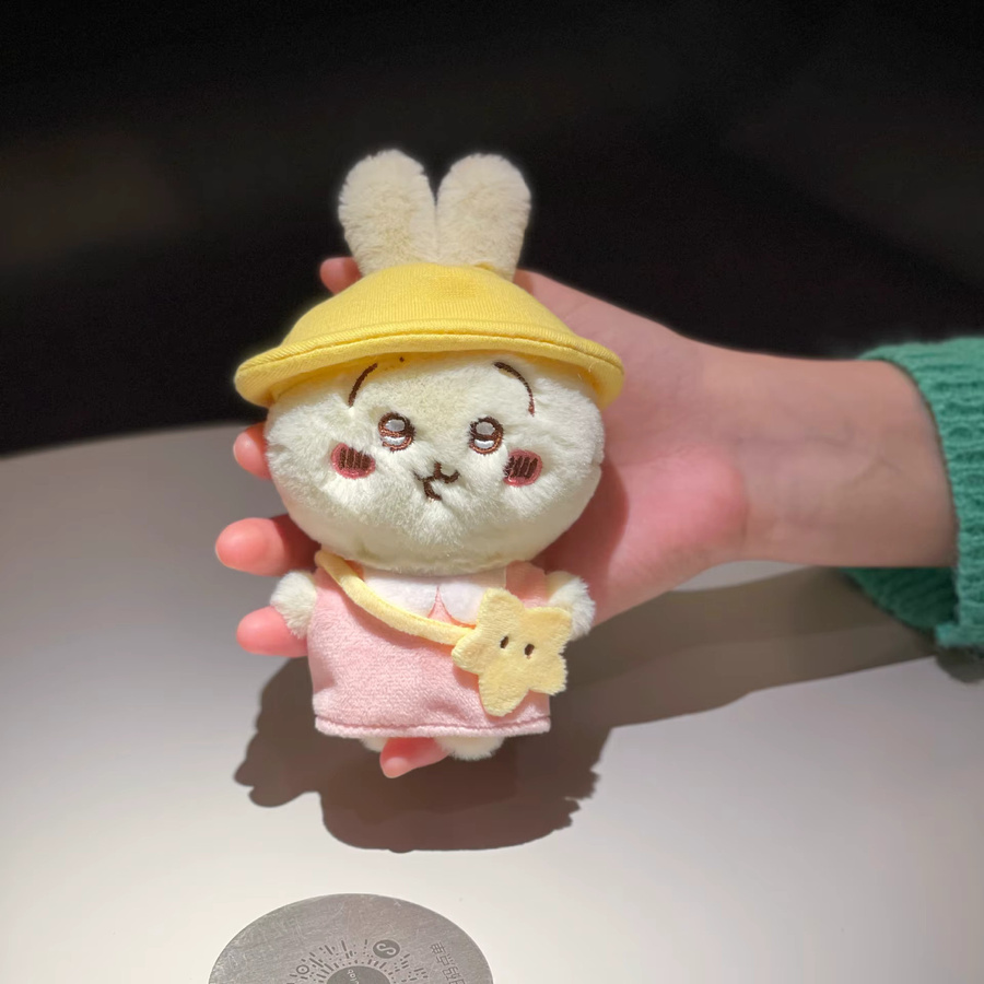 Bandai Hachiware-Usagi-Puppe, Plüsch-Schlüsselanhänger, Plüsch / Textil - Bild 5