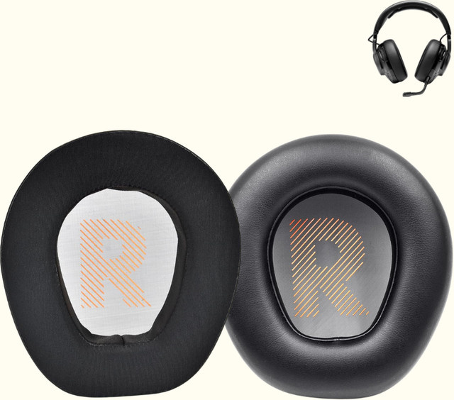 JBL Ersatz-Ohrpolster mit Kühlgel und schallabsorbierendem Schaumstoff für Quantum ONE Gaming-Headsets, Schwarz - Bild 1