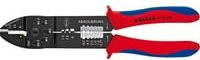 Knipex Crimpzange 97 22 240 für isolierte Kabelschuhe und Steckverbinder 0,75 bis 6 mm² mit Mehrkomponenten-Griff, Länge: 240 mm - Bild 2