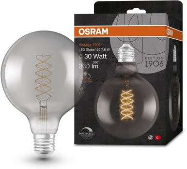 Osram Vintage 1906 LED-Lampe Globeform E27 Warmweiß Grau dimmbar 7,8W 360lm - Bild 2