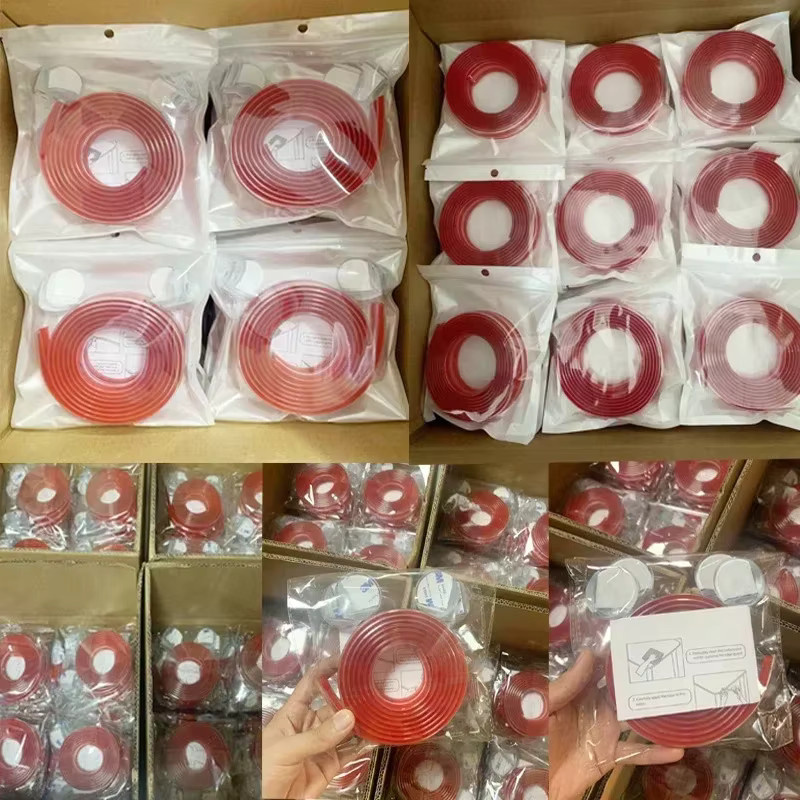 QHSPE Tischkantenschutz selbstklebend transparent als weiche Stoßstange und Eckenschutz zur Kollisionssicherung für Baby-Sicherheitsmöbel - Bild 2