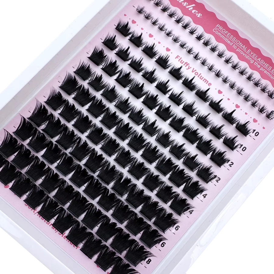 UMIRYAO Wimpernbüschel 3 in 1, Black, 136 Stück, 6–18 mm - Bild 2