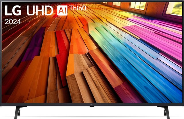 LG 43UT80006LA Smart TV mit 4K Ultra HD LED-Technik, 108 cm (43 Zoll), Schwarz - Bild 1