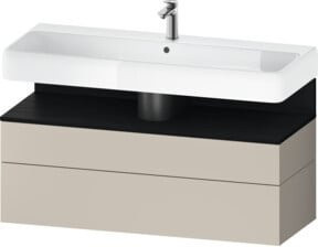 Duravit Waschtischunterschrank Qatego in Weiß Matt, Wandhängend, B/T/H: 119 x 47 x 59 cm - Bild 1