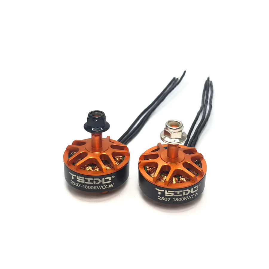 Eachine 2507 1800KV Bürstenloser Motor 3-6S mit 5mm Welle in Orange für FPV Racing Drohnen und Multirotor Modelle - Bild 2