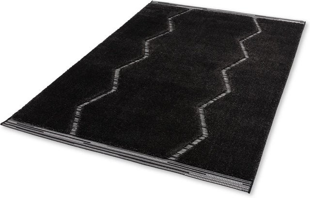 Schöner Wohnen Teppich Winsome Streifen Schwarz B: 160 cm, T: 230 cm - Bild 1