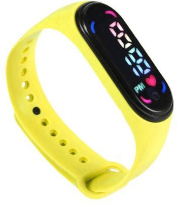 caicaichen Digitaluhr, Kinder, Silikon, Schwarz, 5 ATM - Bild 1