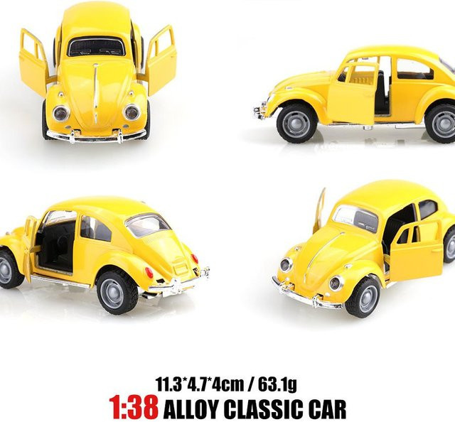 Linyi toy car Retro Klassiker Auto Pickup, Legierung Modell, 1:38, ab 14 Jahren - Bild 1