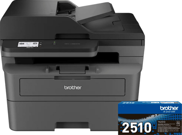 Brother MFC-L2860DWE Multifunktionsdrucker mit einem zusätzlichen schwarzen Toner - Bild 1