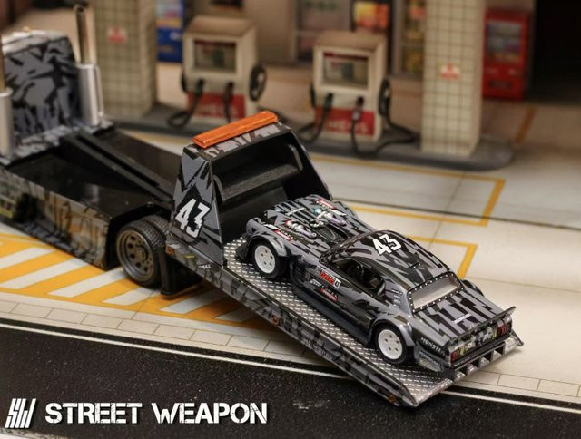 Bburago 1965 Mustang Hoonicorn RTR V3 HORZON/KamaZ Anhänger / RWB 964 / E30 M3 LTO, Druckgussautomodelle, 1:64, Set / Bundle - Bild 1