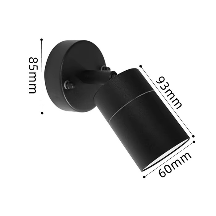 Khelse Outdoor LED Wandleuchte aus Edelstahl mit GU10 Fassung für Up-Down-Beleuchtung in Garten und Veranda - Bild 5