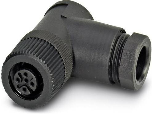 Phoenix Contact 1500790 Sensor-Aktor-Steckverbinder M12 Buchse gewinkelt unkonfektioniert Polzahl 5 Schwarz - Bild 1