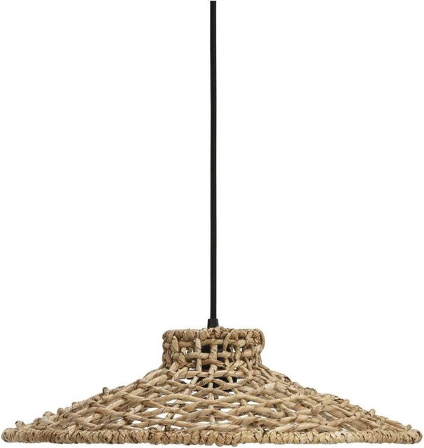 PR Home Outdoor Hängelampe Sari in Beige aus Rohrkolben mit E27 Fassung, Breite: 29 cm, Tiefe: 9 cm, Höhe: 9 cm - Bild 1