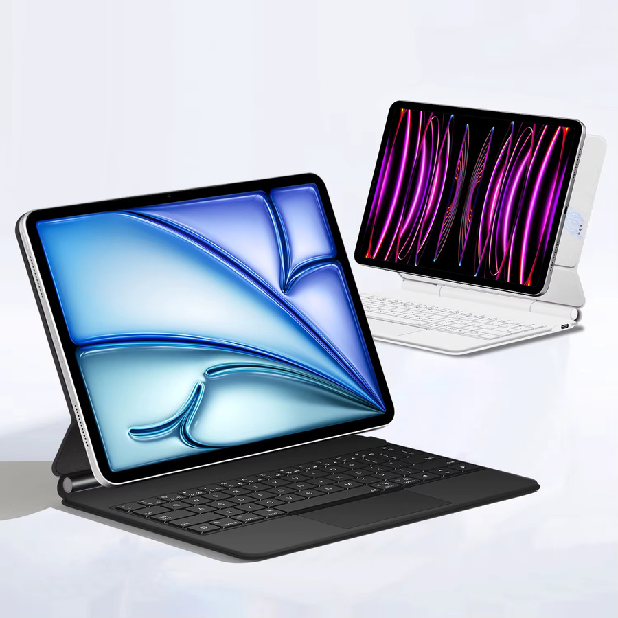 AJIUYU Pogo-Pin Tastatur Hülle für iPad Pro 12,9 Zoll und iPad Air 13 Zoll M4 M3 M2 Magic Keyboard kompatibel - Bild 6