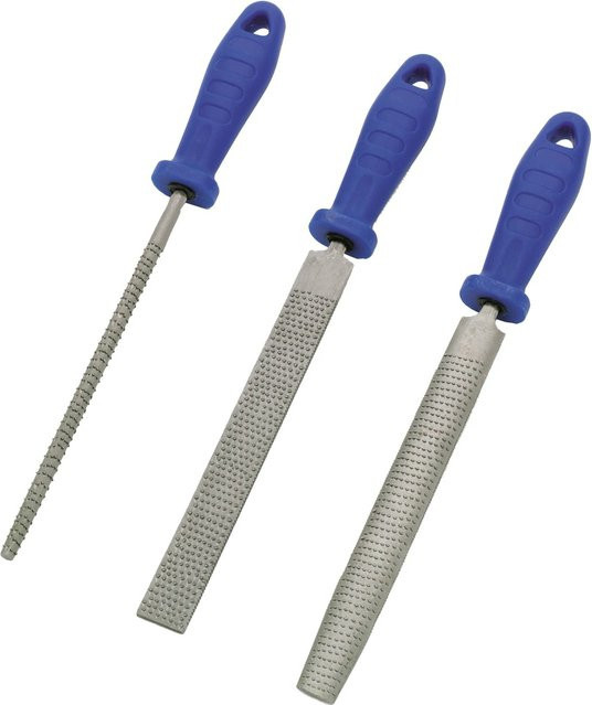 LUX-TOOLS Raspel-Satz 3-teilig Blau 200 mm - Bild 1