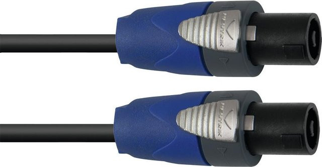 PSSO LS-1550 Lautsprecherkabel Speakon 2x1,5 mm² in Schwarz, Länge: 5 m - Bild 1