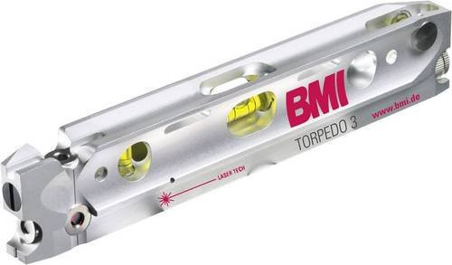 BMI Laser-Wasserwaage 650024635M-SET aus Aluminium in Silber, Länge: 240 mm - Bild 1