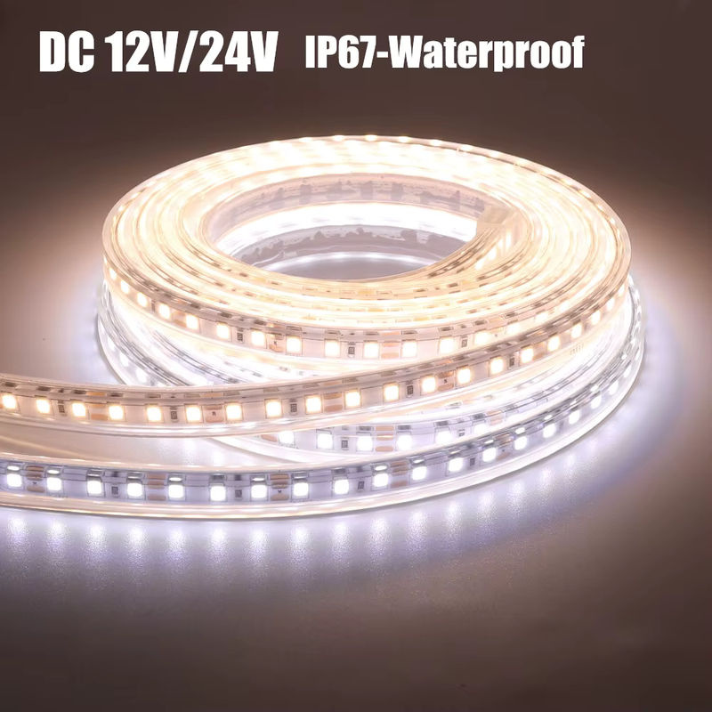 XUNATA LED-Streifen wasserdicht IP67 in Naturweiß Warmweiß 4000 K mit 120 LEDs/m - Bild 3