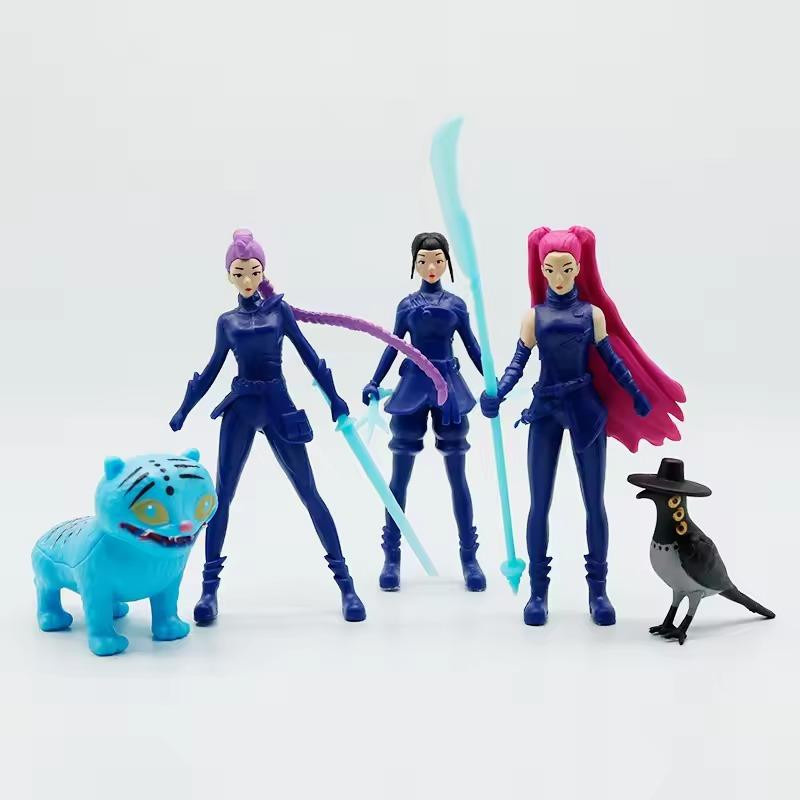 Fashnics Kpop Dämonenjäger Actionfigur Set Bunt / Mehrfarbig - Bild 2