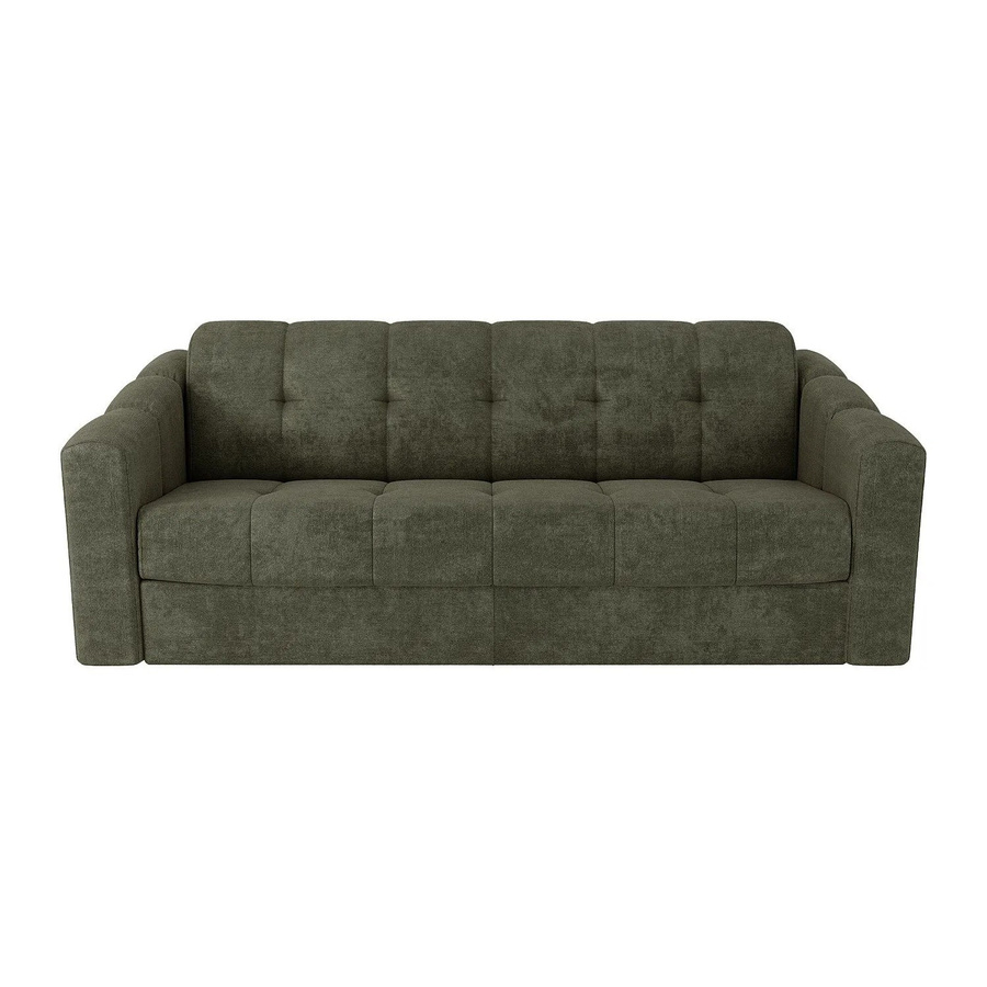 Schlafsofa Darielo Vente-unique in Khaki Grün mit Stoffbezug, Breite: 210 cm - Bild 2