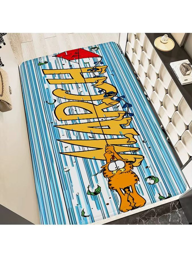 G-GARFIELDS Rutschfeste Badezimmermatte im INS-Stil für Schlafzimmer und Waschküche - Bild 4