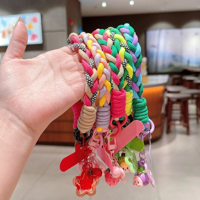 DYM Universal Handy Lanyard Handgelenk Strap im Cartoon-Design, Mehrfarbig - Bild 1