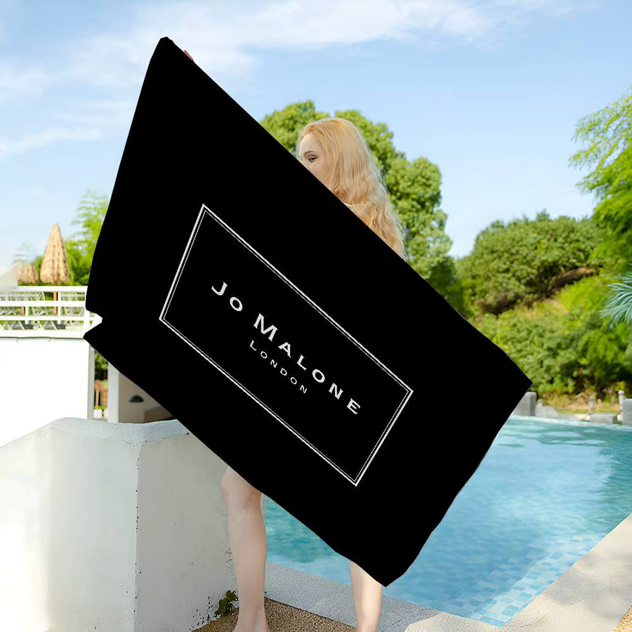 Potdemiel Mikrofaser-Strandtuch in Schwarz, super saugfähiges und schnell trocknendes Pool-Handtuch für Damen und Herren - Bild 6