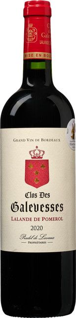 Clos des Galevesses Rotwein Lalande de Pomerol Cabernet Franc/Merlot, 13,5 % vol, 0,75 l - Bild 1