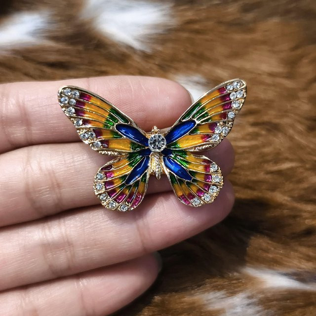YIRAN Ring, Schmetterling, Kristall, Damen - Bild 1