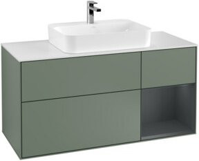 V&B Waschtischunterschrank Finion in Lackoptik, Breite: 120 cm, Tiefe: 50,1 cm, Höhe: 50,1 cm - Bild 1