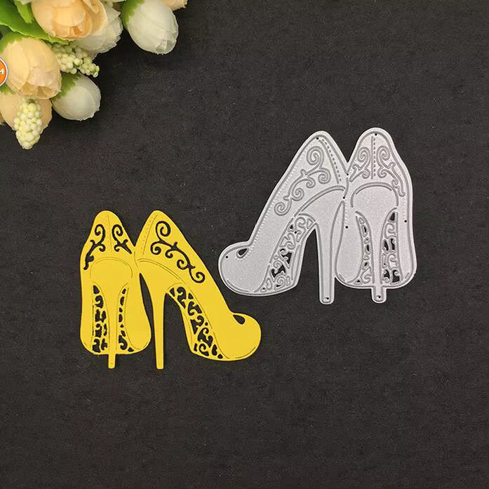 Metall Schneidwerkzeug High Heels Schablone für DIY Scrapbooking und dekorative Prägung - Bild 3