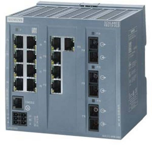 Siemens Industrial Ethernet Switch 10/100MBit/s grau 6GK5213-3BF00-2AB2 - Bild 1