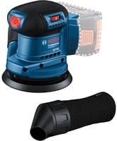 Bosch Professional Akku-Exzenterschleifer GEX 185-LI solo, 18V, Schwarz-Blau - Bild 1