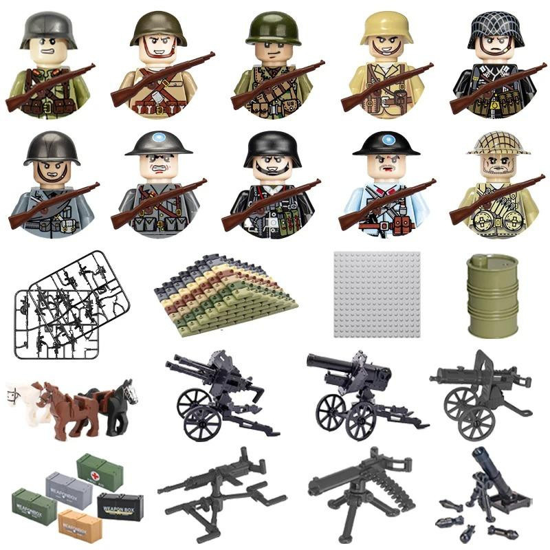 Yiran toy Militär Soldat Konstruktionsbausteine 24-teiliges Set - Bild 2