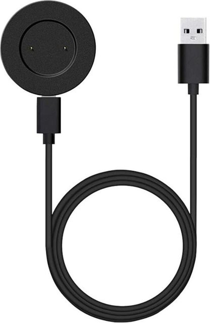 Tragbare magnetische Ladestation mit Ladekabel für Huawei Watch GT und GT2 in Schwarz - Bild 1