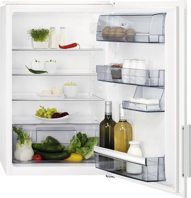 AEG Einbau-Kühlschrank Santo SKB588F1AE in Weiss mit Standard-Frischezone und feuchtigkeitsgesteuerter Schublade - Bild 1