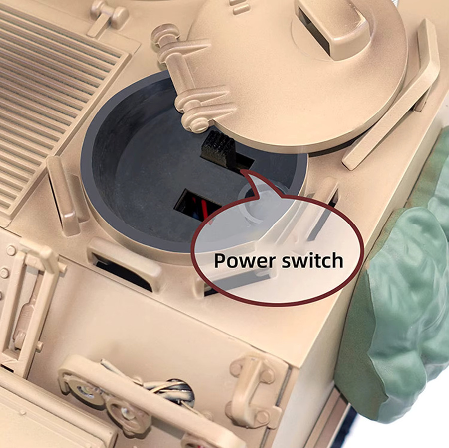 Tongde M113A2 APC Militärpanzer, RC Spielzeug, 1:16, mit Licht und Sound - Bild 4