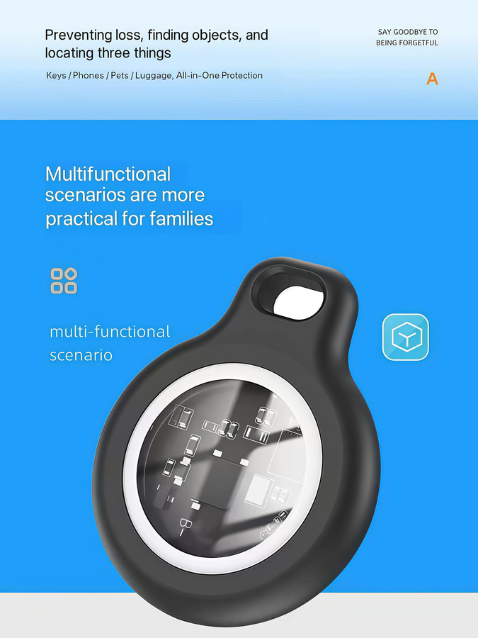 BEIQIU GPS-Tracker Locator in Blau für iOS-Systeme - Bild 3