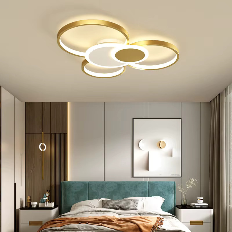 VETRULUS Moderne LED-Deckenleuchte aus Acryl in Weiß für Wohnzimmer und Esszimmer im nordischen Design - Bild 3
