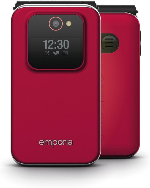 Emporia Joy Seniorenhandy 2G in Rot mit 2,8 Zoll Display - Bild 1