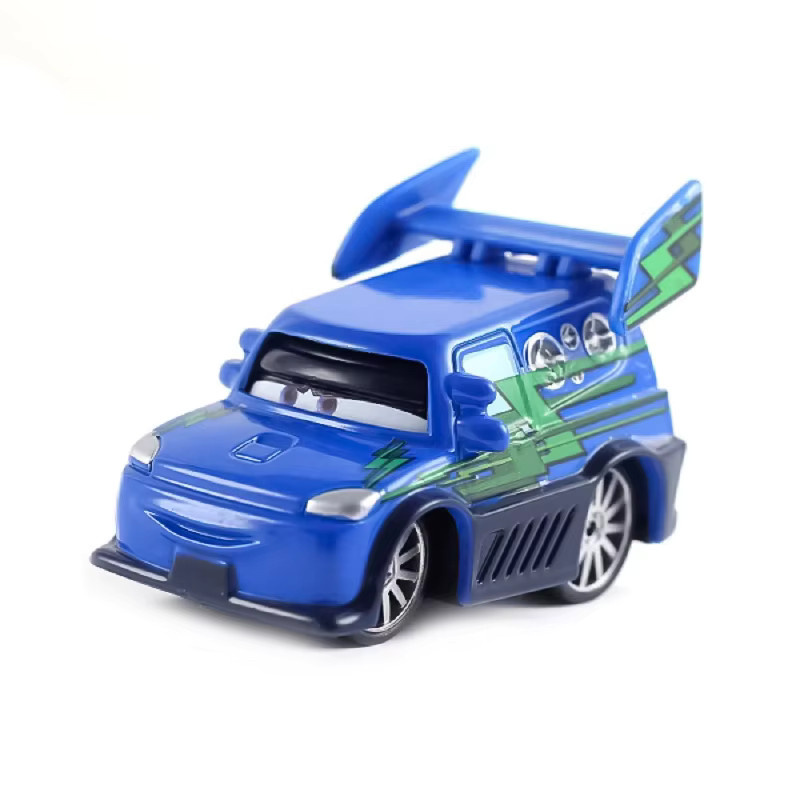 TAKARA TOMY Disney Pixar Cars The Delinquent Road Hazards Criminals Snot-Rod Boost DJ und Wingo, Legierungs-Druckguss-Modellauto, Set - Bild 2