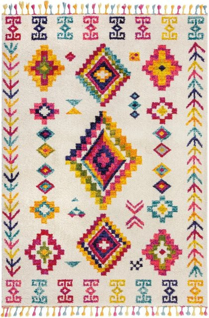 Flair Rugs Moderner Teppich Coyote Moroccan Mehrfarbig B: 120 cm, T: 170 cm - Bild 1