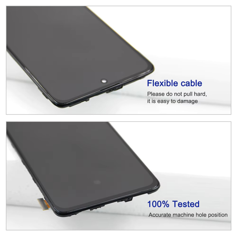 Sinmaytai AMOLED LCD Display mit Touch Screen für Samsung Galaxy A51 4G und A51 5G (SM-A515F/DS, SM-A515F/DSN), Schwarz - Bild 4