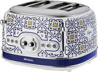 Ariete 4-Schlitz-Toaster Capri in Weiß und Multicolour aus Edelstahl und Metall mit Kabelaufbewahrung - Bild 1